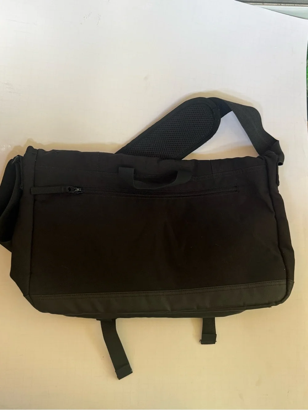 Black Messenger Bag for Men